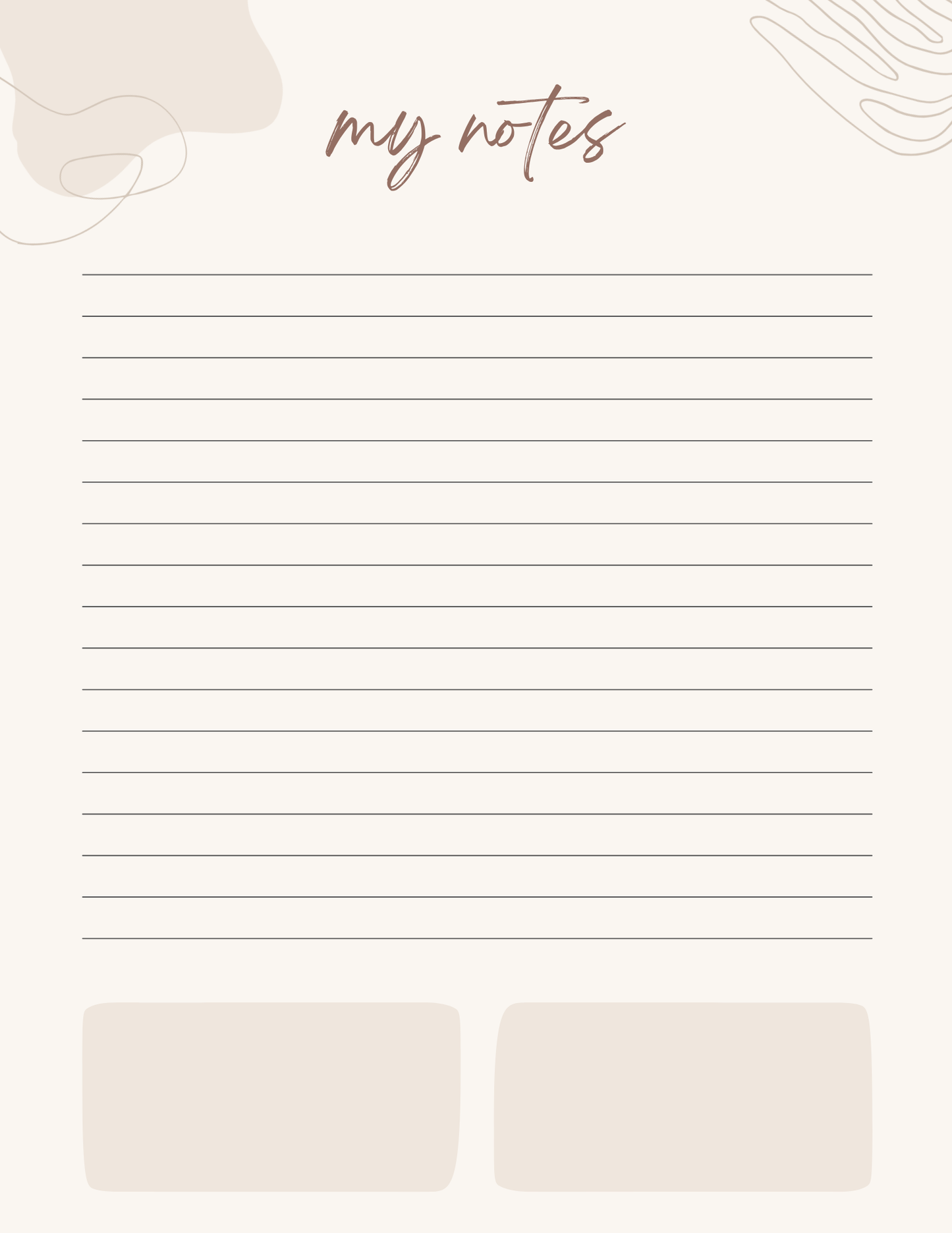 12 Month Cute Digital Planner